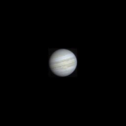 júpiter através telescópio 150mm em boas condições