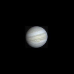 júpiter através telescópio 200mm em boas condições