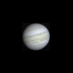 júpiter através telescópio 254mm em boas condições