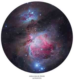 astrofoto nebulosa de órion