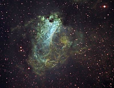 Nebulosa do Cisne em SHO